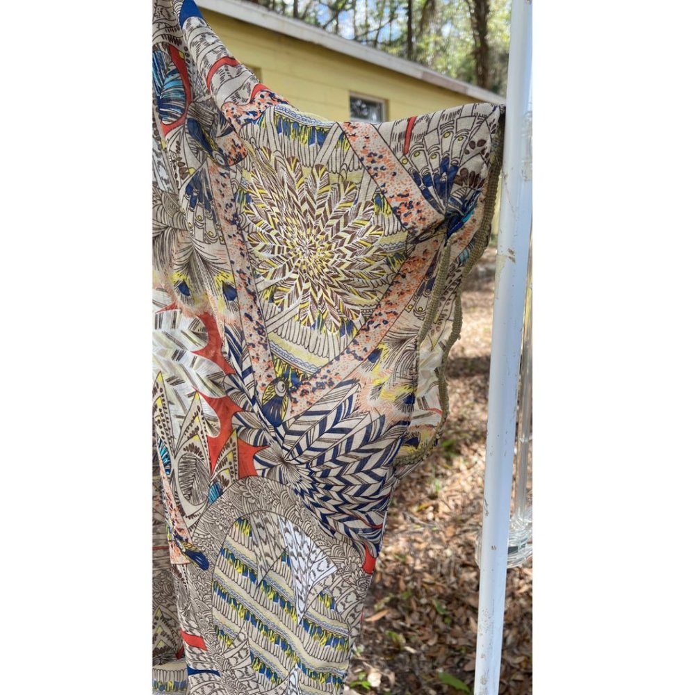 Umgee open semi-sheer cardigan kimono M/L - Picture 5 of 6
